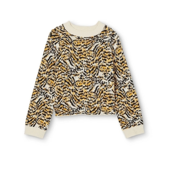 Rachel Comey Animal Print Crewneck Pullover Sweater Size XXS #New - Picture 3 of 5